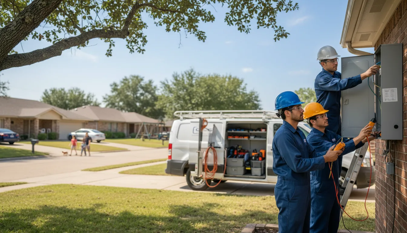 Certified electrician providing emergency electrical services in Westland, PA